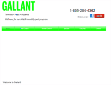 Tablet Screenshot of gallantpest.com